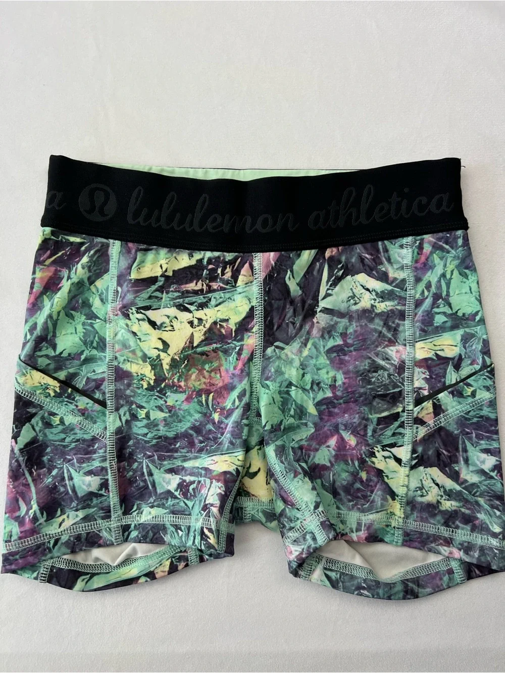 Lululemon What The Sport Shorts Women's Size 2 Biker Short Athletic